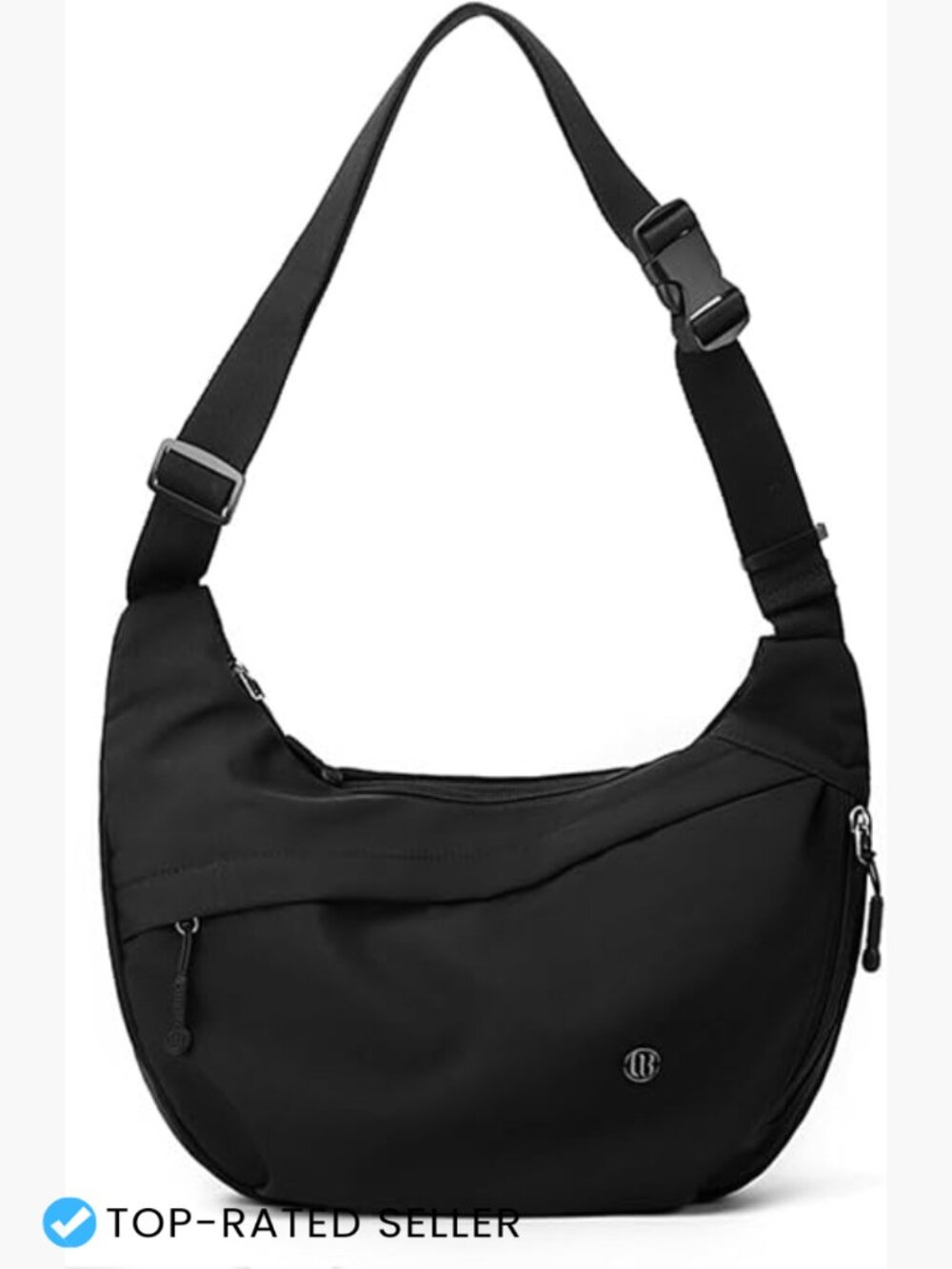 Crescent Crossbody Bag Lightweight Nylon Shoulder Handbag Casual Travel Purse
